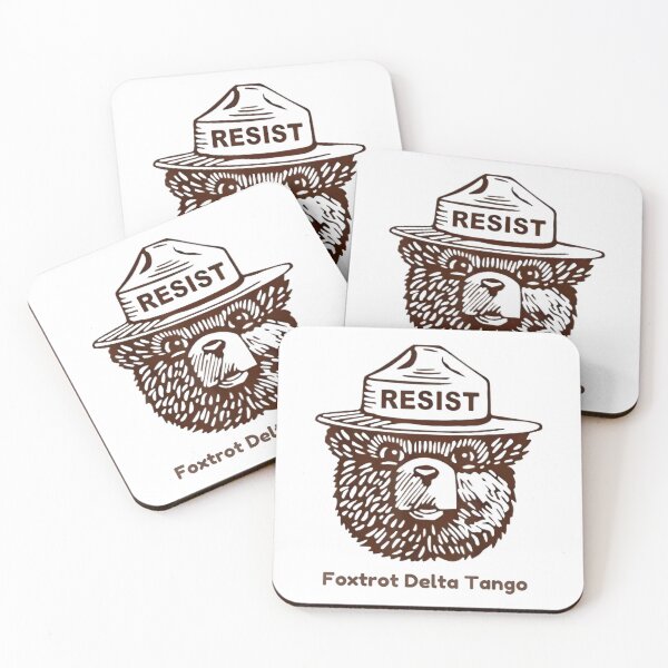 Item preview, Foxtrots Delta Tangos Resist Bear designed and sold by Dreamy-Scenes.