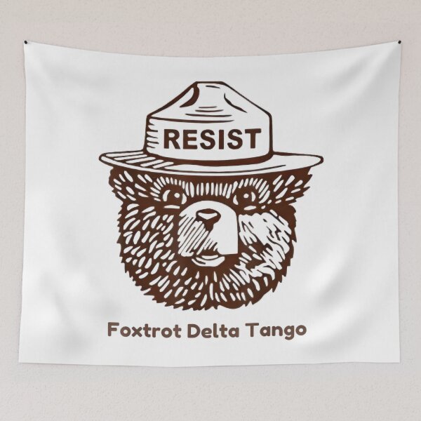 Item preview, Foxtrots Delta Tangos Resist Bear designed and sold by Dreamy-Scenes.