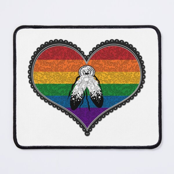 Item preview, Elegant Two-Spirited Pride Decorative Heart in Pride Flag Colors designed and sold by LiveLoudGraphic.