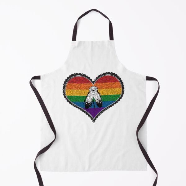 Item preview, Elegant Two-Spirited Pride Decorative Heart in Pride Flag Colors designed and sold by LiveLoudGraphic.