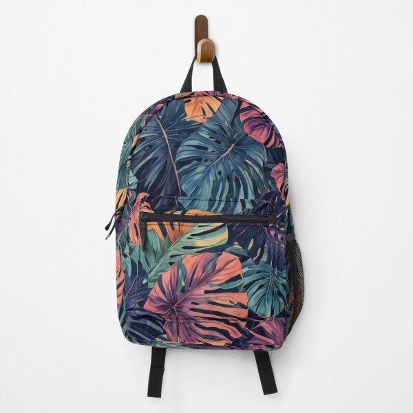 Item preview, Monstera with Shades of Purple, Peach, Blue and Pink - Aesthetic Tropical Plants Foliage - Greenery - Fresh Dense Plants - Vegetation designed and sold by MyArt23.