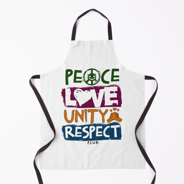 Item preview, PLUR  - Peace Love Unity Respect 2 (black/green) designed and sold by Discothreadz.