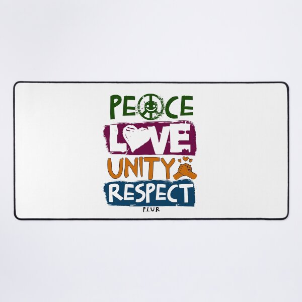 Item preview, PLUR - Peace Love Unity Respect 2 (black/green) designed and sold by Discothreadz.
