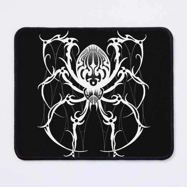 Item preview, Dark neotribal white spider designed and sold by 7Delamancha.