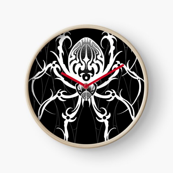 Item preview, Dark neotribal white spider designed and sold by 7Delamancha.