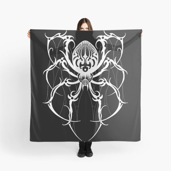 Item preview, Dark neotribal white spider designed and sold by 7Delamancha.