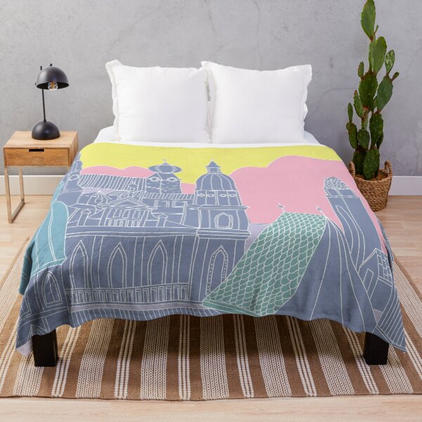 Item preview, Pastel Skyline – European Cathedral Line Art designed and sold by dearjunie.