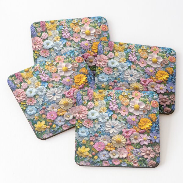 Item preview, Vibrant Pastel Spring Wild Flower Print designed and sold by HollywoodInked.