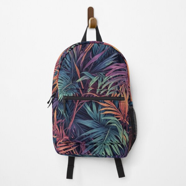 Item preview, Tropical Palm Leaves with Shades of Orange Peach, Purple and Pink - Aesthetic Tropical Plants Foliage - Greenery - Fresh Dense Plants - Vegetation designed and sold by MyArt23.