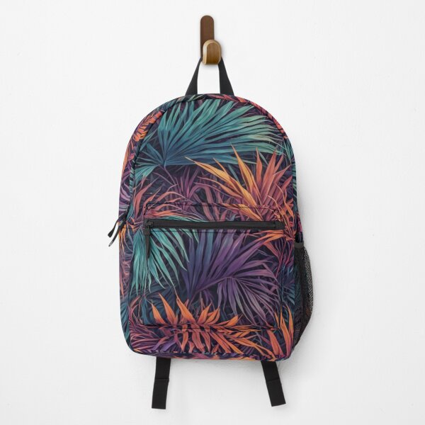 Item preview, Tropical Palm Leaves with Shades of Orange Peach, Purple and Pink - Aesthetic Tropical Plants Foliage - Greenery - Fresh Dense Plants - Vegetation designed and sold by MyArt23.