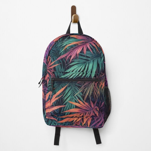 Item preview, Tropical Palm Leaves with Shades of Orange Peach, Purple and Pink - Aesthetic Tropical Plants Foliage - Greenery - Fresh Dense Plants - Vegetation designed and sold by MyArt23.