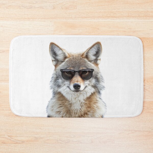 Item preview, Funny cool Coyote wearing sunglasses designed and sold by LazyOwlStore.