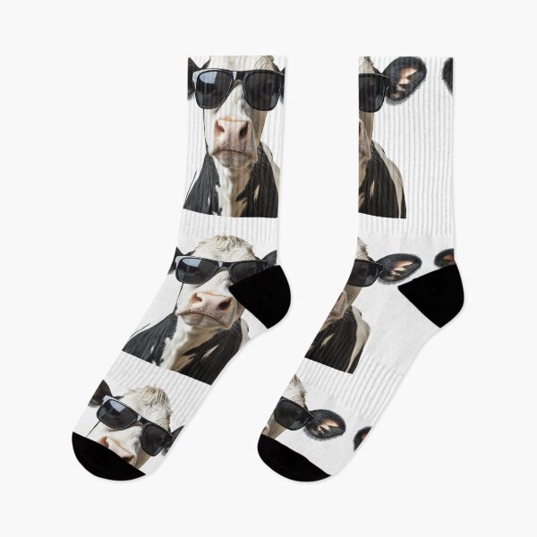 Item preview, Funny cool Dairy Cow wearing sunglasses designed and sold by LazyOwlStore.