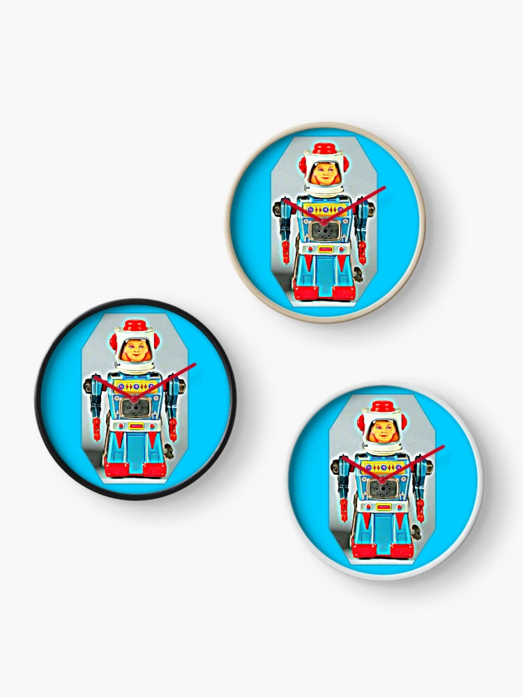 Thumbnail 3 of 4, Clock, Spaceman Robot designed and sold by AC1313.
