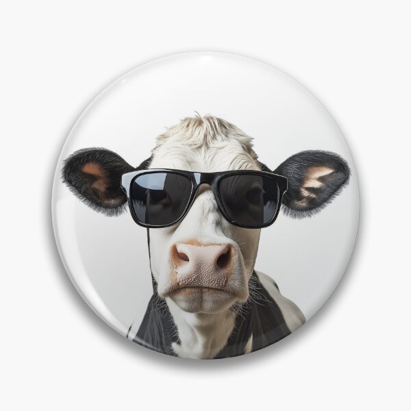 Item preview, Funny cool Dairy Cow wearing sunglasses designed and sold by LazyOwlStore.