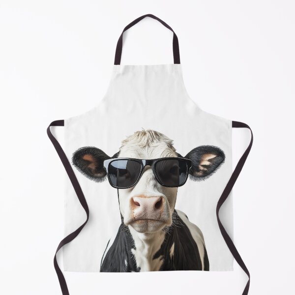 Item preview, Funny cool Dairy Cow wearing sunglasses designed and sold by LazyOwlStore.