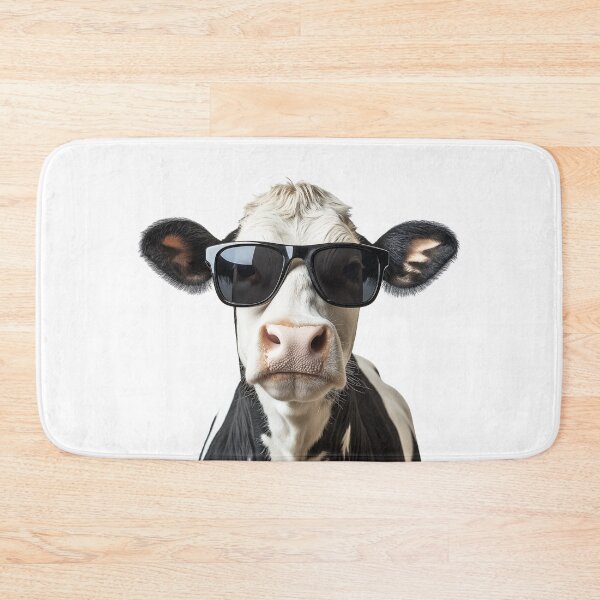 Item preview, Funny cool Dairy Cow wearing sunglasses designed and sold by LazyOwlStore.