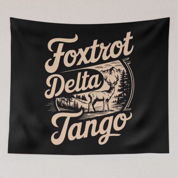 Item preview, Foxtrots Deltas Tangos Black Style designed and sold by Dreamy-Scenes.