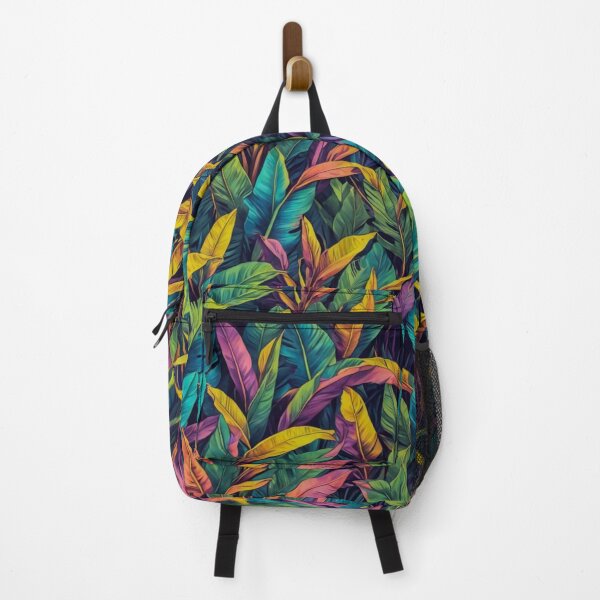 Item preview, Yellow Pink Leaves - Aesthetic Tropical Plants Foliage - Greenery - Fresh Dense Plants - Vegetation designed and sold by MyArt23.