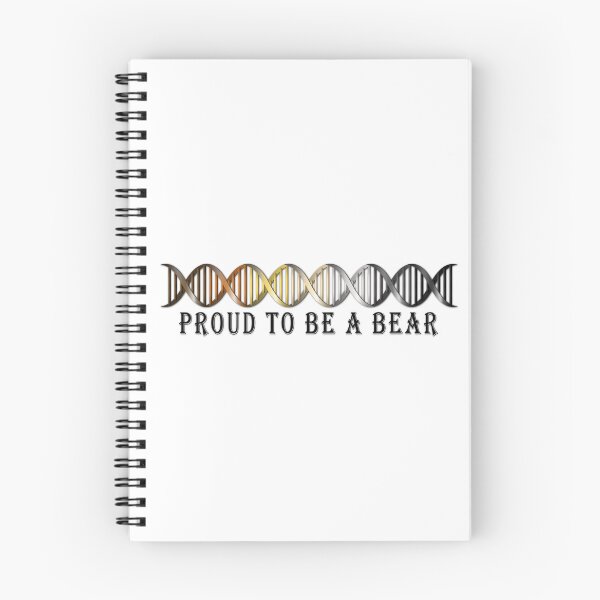 Item preview, Gay Bear Pride Flag Colored DNA Strand designed and sold by LiveLoudGraphic.