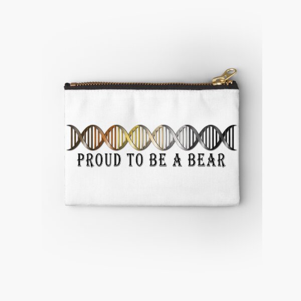 Item preview, Gay Bear Pride Flag Colored DNA Strand designed and sold by LiveLoudGraphic.