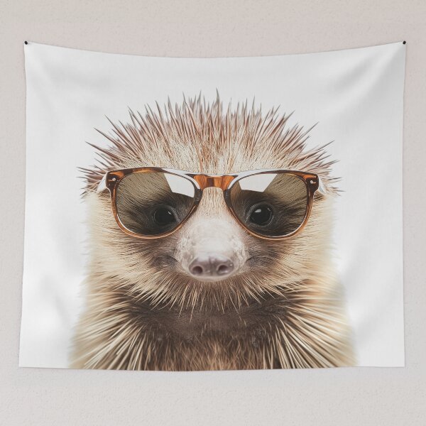 Item preview, Funny cool Echidna wearing sunglasses designed and sold by LazyOwlStore.