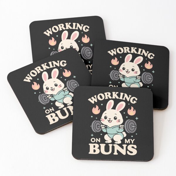 Item preview, Working On My Buns, Bunny Rabbit Squat – Funny Easter Gym designed and sold by chantastical.
