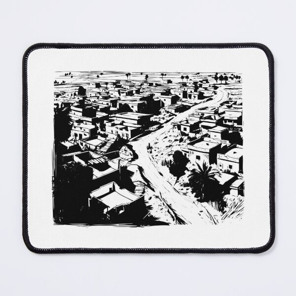 Item preview, Middle East Village Iraq Afghan Baghdad Town Rural House designed and sold by inkoutninja.