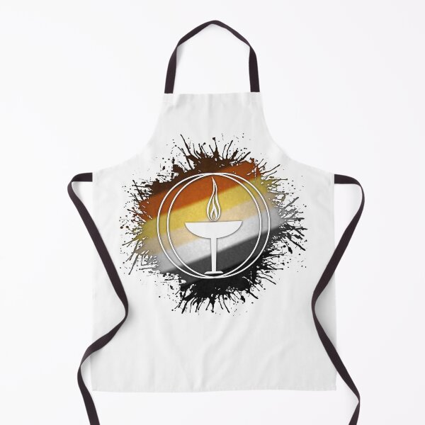 Item preview, Paint Splatter Gay Bear Pride Flag Unitarian Universalism Symbol designed and sold by LiveLoudGraphic.