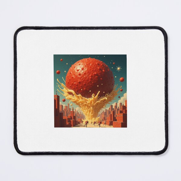 Item preview, Spaghetti City Under Siege: The Meatball Invasion" designed and sold by Srahul.