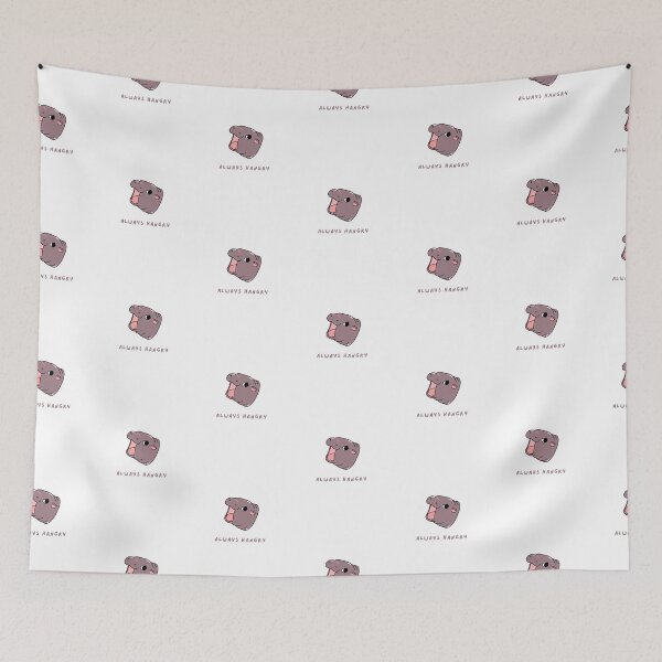 Item preview, Always Hangry Hippo designed and sold by KatelynMitalski.