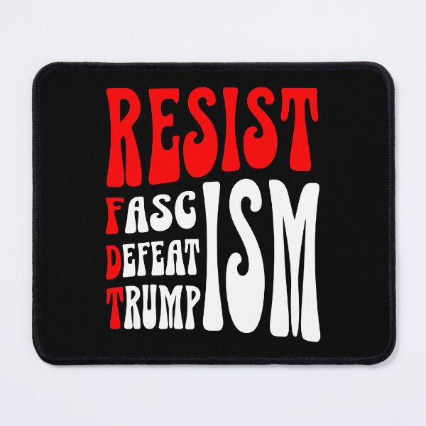 Item preview, Resist Fascism Defeatism Trumpism FDT Anti Trump Stickers designed and sold by EthosWear.