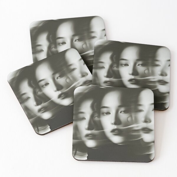 Item preview, Surreal Black and White Portrait with Dreamlike Motion Blur Effect designed and sold by Nickyayee.