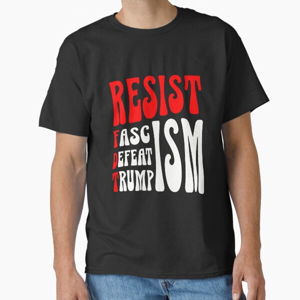 Artikel-Vorschau von Widerstehen Sie dem Faschismus Defätismus Trumpismus FDT Anti Trump Aufkleber, designt und verkauft von EthosWear.