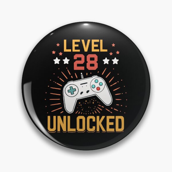 Item preview, Level 28 Unlocked – Gaming Milestone Design designed and sold by ThatBBStore.