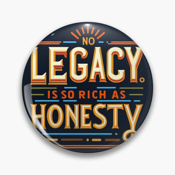 Item preview, No legacy is so rich as honesty, typography designed and sold by maxmaj.