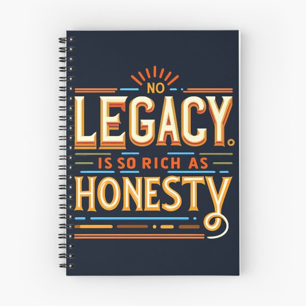 Item preview, No legacy is so rich as honesty, typography designed and sold by maxmaj.