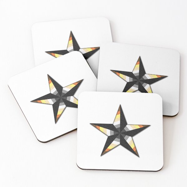 Item preview, Bear Pride Flag Colored Nautical Star designed and sold by LiveLoudGraphic.