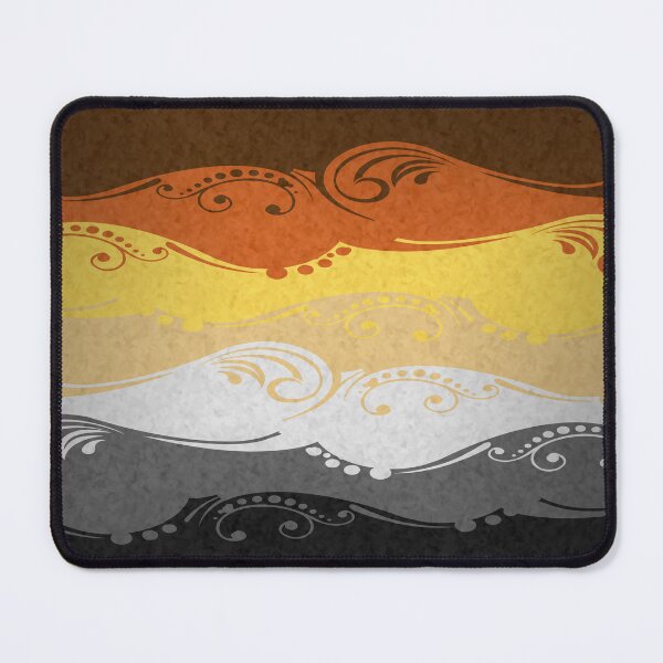 Item preview, Fancy Swooped and Swirled Gay Bear Pride Flag Background designed and sold by LiveLoudGraphic.