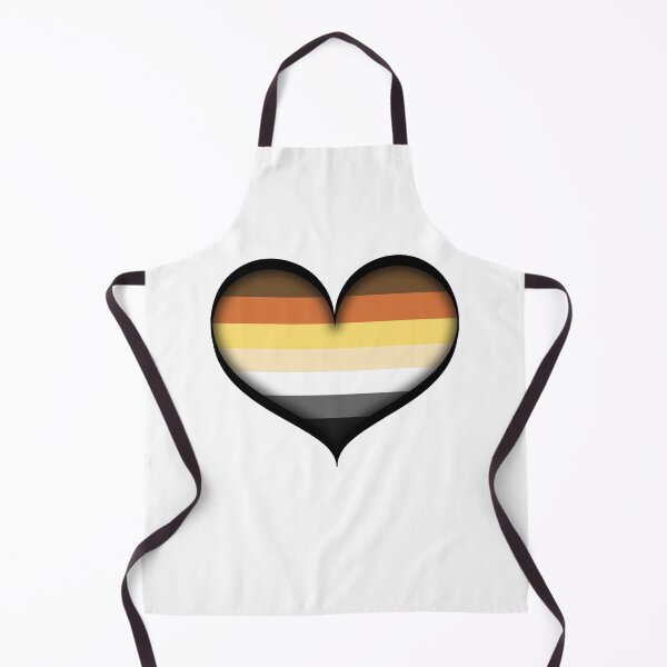 Item preview, Large Vector Heart in Gay Bear Pride Flag designed and sold by LiveLoudGraphic.