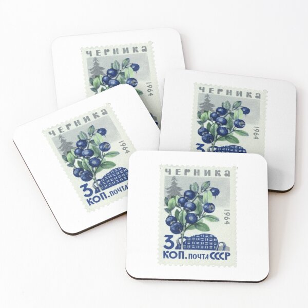 Item preview, vintage blueberry stamp designed and sold by phantasymind.