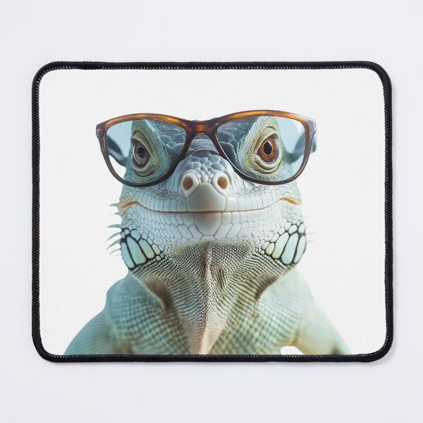 Item preview, Funny cool Green iguana wearing sunglasses designed and sold by LazyOwlStore.