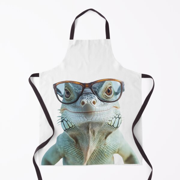 Item preview, Funny cool Green iguana wearing sunglasses designed and sold by LazyOwlStore.