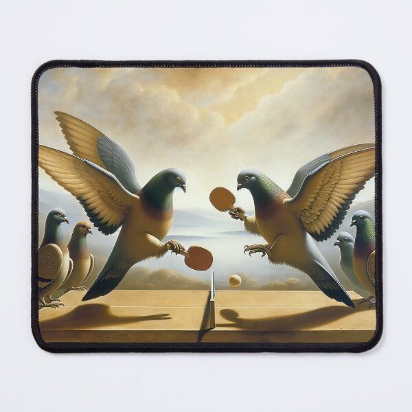 Item preview, Pigeons Playing Ping Pong designed and sold by Living Dreamscapes - Eric Hamrin.
