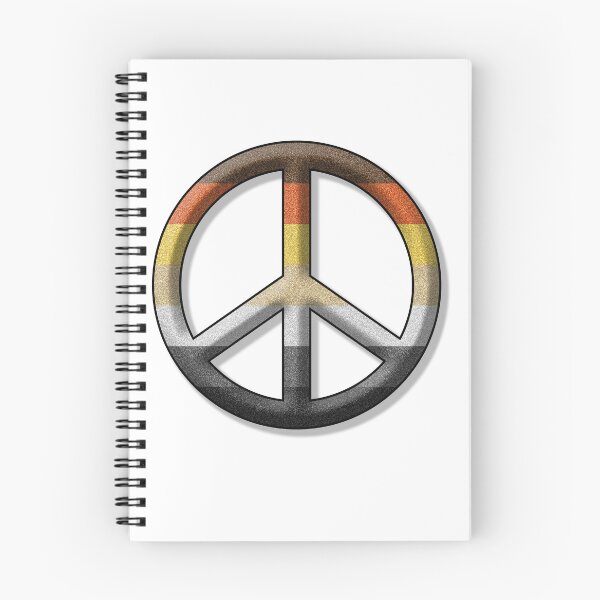 Item preview, Peace Pride design in Gay Bear pride flag colors designed and sold by LiveLoudGraphic.