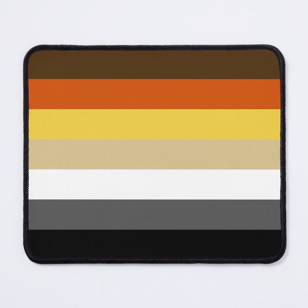 Item preview, Seamless Repeating Gay Bear Pride Flag Pattern designed and sold by LiveLoudGraphic.