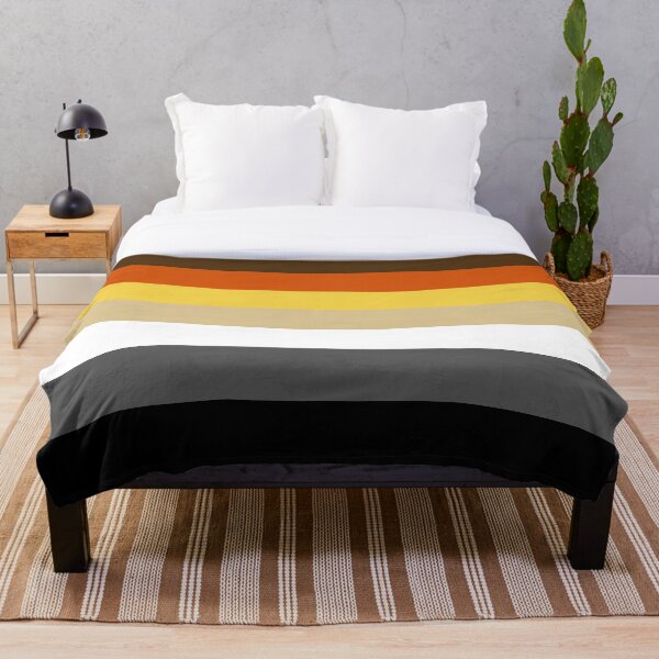 Item preview, Seamless Repeating Gay Bear Pride Flag Pattern designed and sold by LiveLoudGraphic.