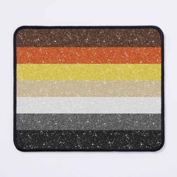 Item preview, Faux Glitter Gay Bear Pride Flag Background designed and sold by LiveLoudGraphic.