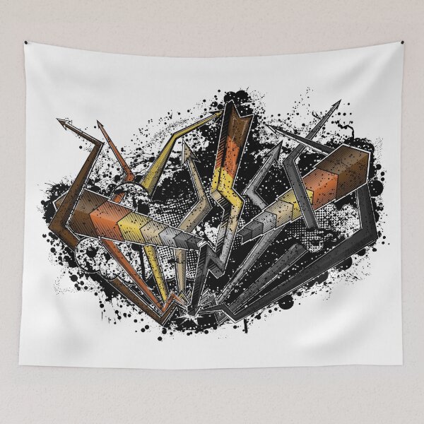 Item preview, Grunge Graffiti Gay Bear Lightning and Arrows designed and sold by LiveLoudGraphic.