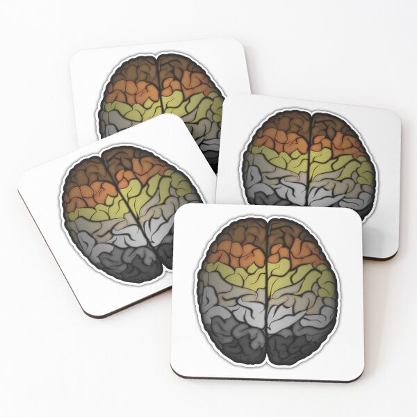 Item preview, Large Gay Bear Pride Flag Colored Brain designed and sold by LiveLoudGraphic.